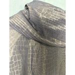 Gallery Smoky Lavender Gray Textured Hooded A-Line Coat Trench L Artsy Lagenlook Photo 11