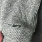 Tahari  Gray Heather Ruffle Sleeve light weight sweater Sz‎ S Photo 3