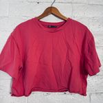 ZARA  crop top pink size L Photo 2