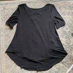 American Eagle  Soft & Sexy Oversized Flowy Whimsigoth Short Sleeve Top Photo 2