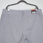 Hilary Radley Navy and White Striped Bermuda Shorts NWT Size XXL Pull-on Shorts Photo 4