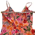 Lovers + Friends Revolve Orchid Dress Sunset Floral Faux Wrap Cocktail Medium M Photo 11
