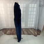 Fabletics blue velvet straight leg jumpsuit size xxl Photo 9