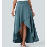 Halara  NWT Breezeful high waist high low quick dry maxi skirt size XL N1 Photo 2