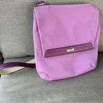Tumi Nylon Lilac crossbody bag lightweight travel magnetic flap closure preppy Purple Photo 3