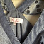 Parker  Moira Eyelet & Ruffle Chambray Dress 00 Photo 8