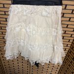 Masquerade  White And Black Lace Strapless Dress‎ Size 16/17 Photo 3