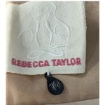 Rebecca Taylor  KNOCK ME OUT BLAZER 3/4 Sleeve Scalloped Cutout Pink Feminine 10 Photo 2