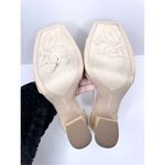 Franco Sarto  Sandals Size 11 Nude Dima Heels Ankle Strap‎ Block Heel Square Toe Photo 10