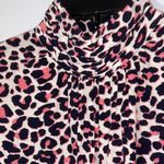 Zadig & Voltaire  Rivali‎ Print Leo White and Purple Leopard Mini Dress Size Med Photo 3