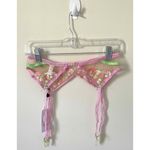For Love & Lemons Victoria's Secret Lace Strawberry Garter Belt Pink Medium Photo 4