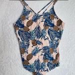 PAC SUN Tropical Pineapple Strappy Body Suit Pink Blue Tan Summer Bodycon NEW Photo 3