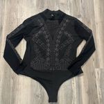 Elegant Black Long Sleeve Women's body suit XL NWOT perfect for holidays Photo 7