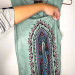 Boho Vixen Vest Faux Suede Embellished Sage Size S Photo 7