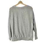 Zella  Light Gray Scoop Neck Pullover Athletic Sweatshirt M Photo 1