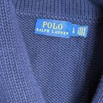 Ralph Lauren Polo VINTAGE 1991 Cross Flags Shawl Cotton Cardigan Women L Photo 3