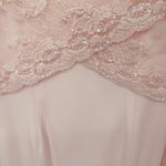 Talbots Vintage Formal Long Dress Womens 10 Pink Lace Sequin Beaded Bodice NEW Photo 4