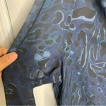See By Chloe  georgette‎ scarf tie floral crepe navy blue blouse size 10 Photo 6