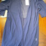 New size medium lightweight woman’s navy blue sheer cardigan Photo 1