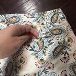 LOFT Paisley Print Shorts Size 6 | White Multicolor | MSRP $60 NWOT Photo 4