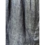 CAbi  Blue Linen Maxi Dress M Chambray V Neck Sophisticated Office Business Photo 6