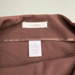 Dress Barn Brown midi skirt with asymmetrical stitch detail boho chic hippie Y2K bohemian Photo 4