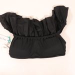 Seafolly NWT  Cold Shoulder Bandeau in Black Photo 8