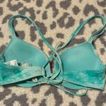 Shade & Shore  Aqua and Purple Bikini Top Photo 1