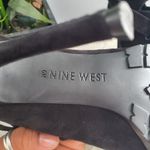 Nine West INESELLA Black Peep Toe Tie Up Pumps Size 6M Photo 7