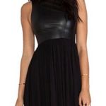 Bailey44 Black Leather Dress Photo 0