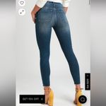 Eunina New Lulus Clara Faded Dark Wash Distressed Skinny Jeans  3 High Rise Photo 1