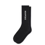 Sold out NWT Erewhon black unisex, branded crew socks sz Large Photo 1