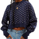 Free People NWT  Pattern Easy Street Cropped Sweater - Women's Photo 0