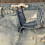 Tinseltown Light Blue Pearl Denim Skirt Photo 5