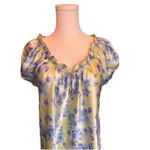 Oscar de la Renta  Pink Label Vintage Nightgown Nightie Short Pajama Floral Med Photo 2