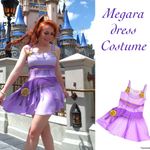 Magara Hercules Halloween costume dress purple with shell detail cosplay dress L Gold Size L Photo 1