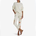 Ralph Lauren Tapered Patchwork Beaded Mid Rise Relaxed Jeans Size 16 NEW $195 Photo 1