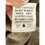 PaperMoon Womens Small Tiered Ruffled Zip Up Hooded Drawstring Top Brown Jacket Photo 9