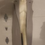 Joie  GRAY LONG OPEN FRONT DUSTER CARDIGAN VEST SLEEVELESS SIZE XS Photo 0