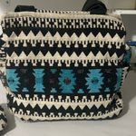Tribal Patterned Black and Blue Shoulder Bag Set Photo 3