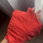 Banana Republic  Red V Neck T-Shirt Photo 3