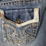 Ymi  Boot Cut 7 30x31 Destroyed Rivet Flap Pocket Jeans Photo 13