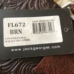 Jack George s Voyager City Organizer Floral Embossed Leather Wallet Purse Photo 6