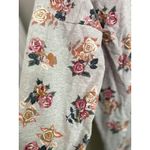 Matilda Jane  Girls Floral Sweatshirt Light Gray Roses Long Sleeve Top Photo 2