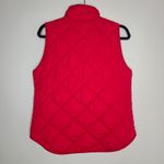 J.Crew Women's Red Quilted Mercantile Puffer Vest Size S Photo 3