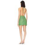 Lovers + Friends  Cerys Sequin Mini Dress in Green Small New Womens Halter Photo 2