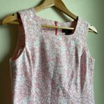 Van Heusen  Cotton Square Neck Sleeveless Shift Dress (Sz 8) Pink & White Floral Photo 1