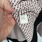 Ming Wang Coquette Blazer Cardigan Womens XL Pink Black Acrylic Tweed Buttons Photo 6