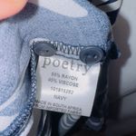 Poetry  NWT Ophelia Print Navy Long Sleeve Button Front Midi Shirt Dress size 8 Photo 6