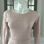 Julia Jordan Fit & Flare Knit Sweater Dress Long Sleeve Blush Size S New w/Tag Photo 8